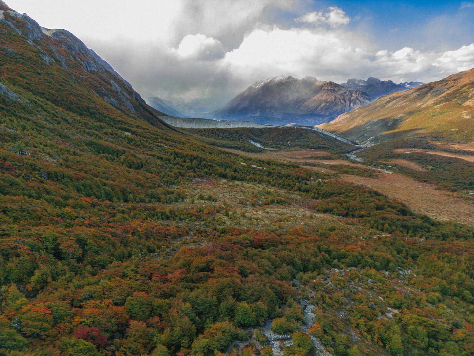 Cinematic aerial drone shot of mountains by Sydney videographer Lucas Escobar
