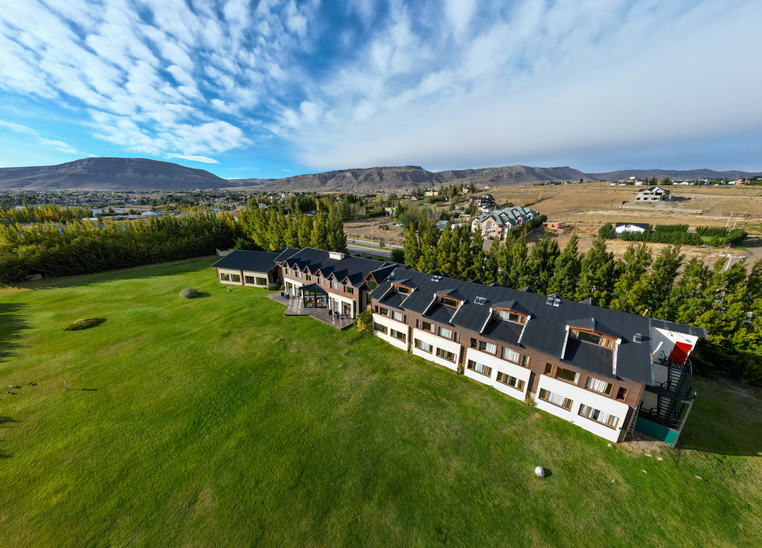 Hotel drone photography